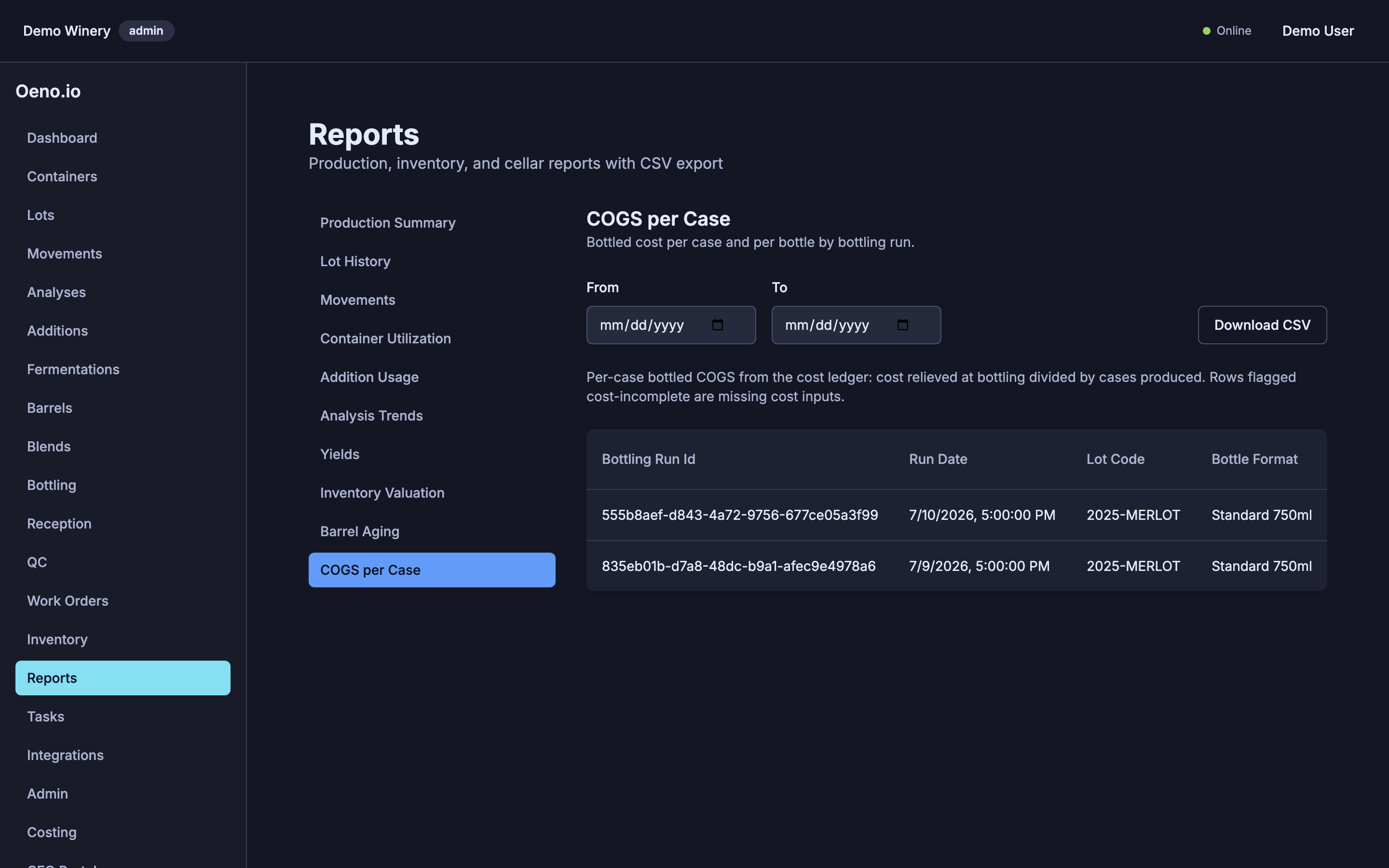 Oeno — Compliance: TTB & DtC Shipping